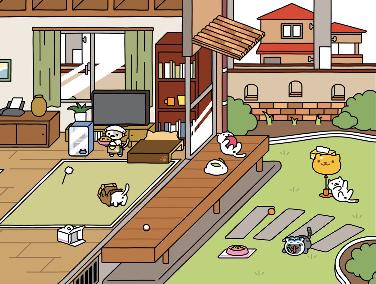 ねこあつめ公式@にわさき紹介 (@nekoatsume_niwa) / Posts / X