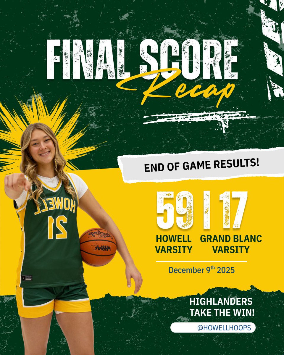HowellHoops's tweet image. Our howell girls take the win over Grand Blanc, in their first game of the 2025-26 season! 💪🏀