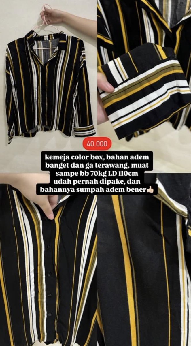 cicongven's tweet photo. adaa yang mau take kemeja color box aku gaaa? bisa oren, siang ini kirimm https://t.co/Y2rvG7Puoq