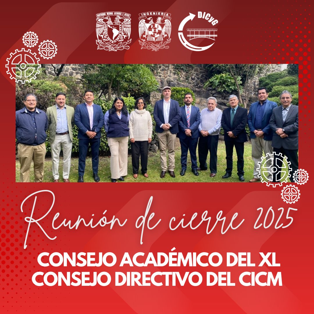 Concluimos el año reforzando el trabajo colegiado.

El Consejo Académico del XL Consejo Directivo del CICM sostuvo su reunión de cierre 2025, consolidando acuerdos y líneas de acción para seguir impulsando a la ingeniería en México.

Seguimos construyendo juntos.