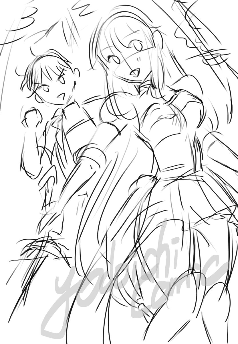 yodoichicomic's tweet photo. 1巻表紙案
今回色々な案の中から表紙を決めました！☺️ https://t.co/Cx2Xc9k4wL