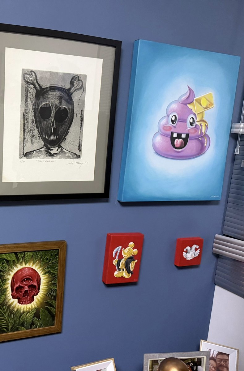 joaquin8a_glez's tweet photo. Les comparto el espacio personal de unos de mis clientes y coleccionistas; además de un excelente amigo.  Hay algunas obras mías de la colección Rhamparte y Putti; también piezas de otros talentosos artistas. 
•
#Joaquin8A #Art #Pintura #Coleccionismo https://t.co/4xTsLQezgH