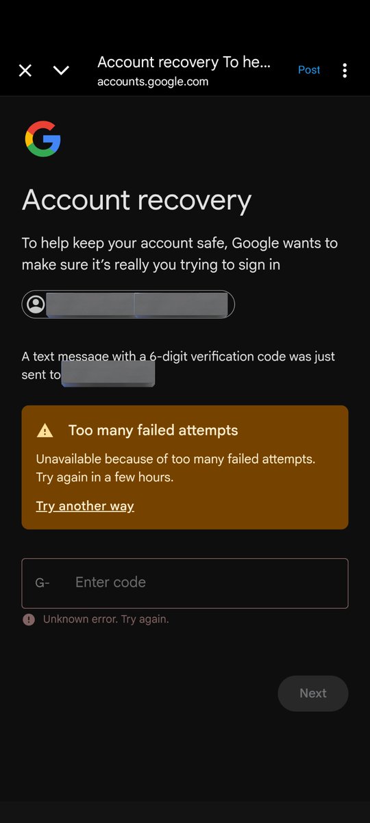 FrequentFreqlez's tweet photo. @Google I've waited 24hours just to make any attempt at getting back in and I can't even recover my account my backup information is on here but will not let me proceed. My account was hacked at one point and I got it back. And now it's disabled. Can I get some help? please DM. https://t.co/wNitzUfkSs