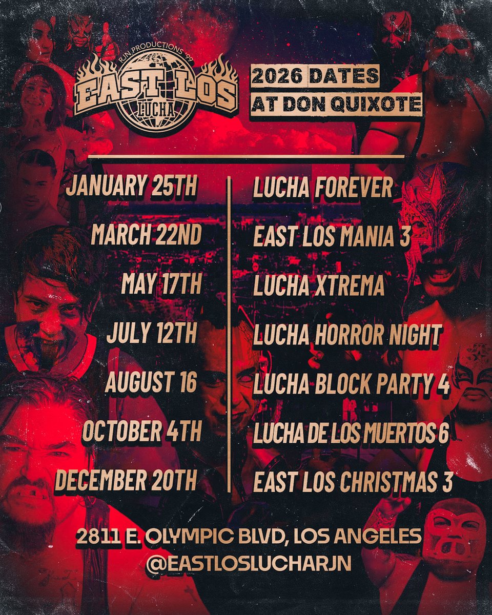 East Los Lucha tweet media