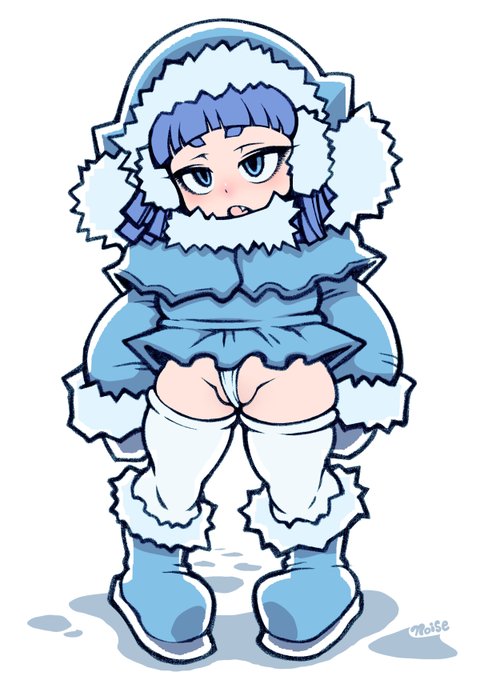 もこもこの防寒着です 