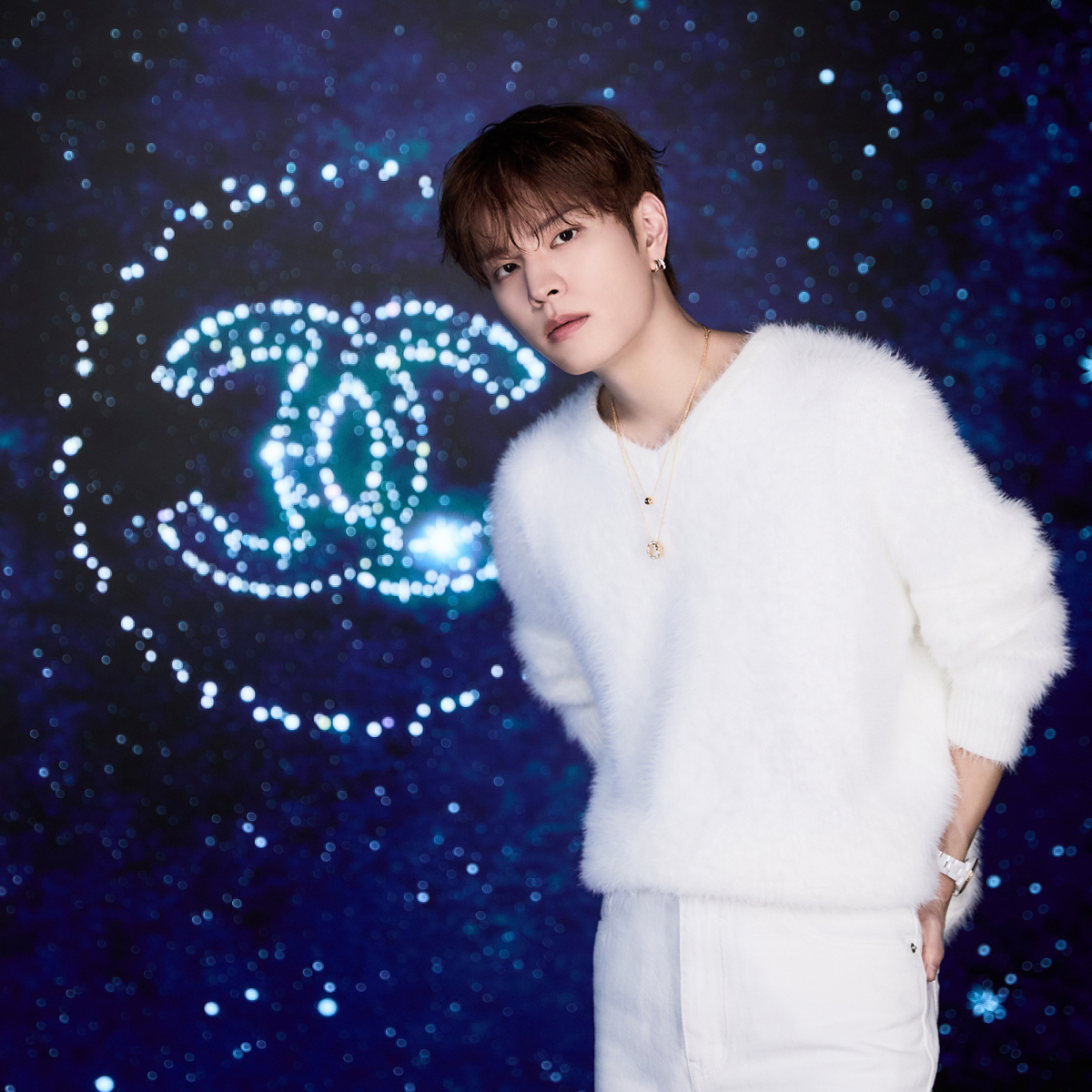 土日限定SALE！美しい✨CHANELジャケット38⭐︎クリポア シャネル ココボタン 01A ウール×ナイロン ジャケット 40 レディース