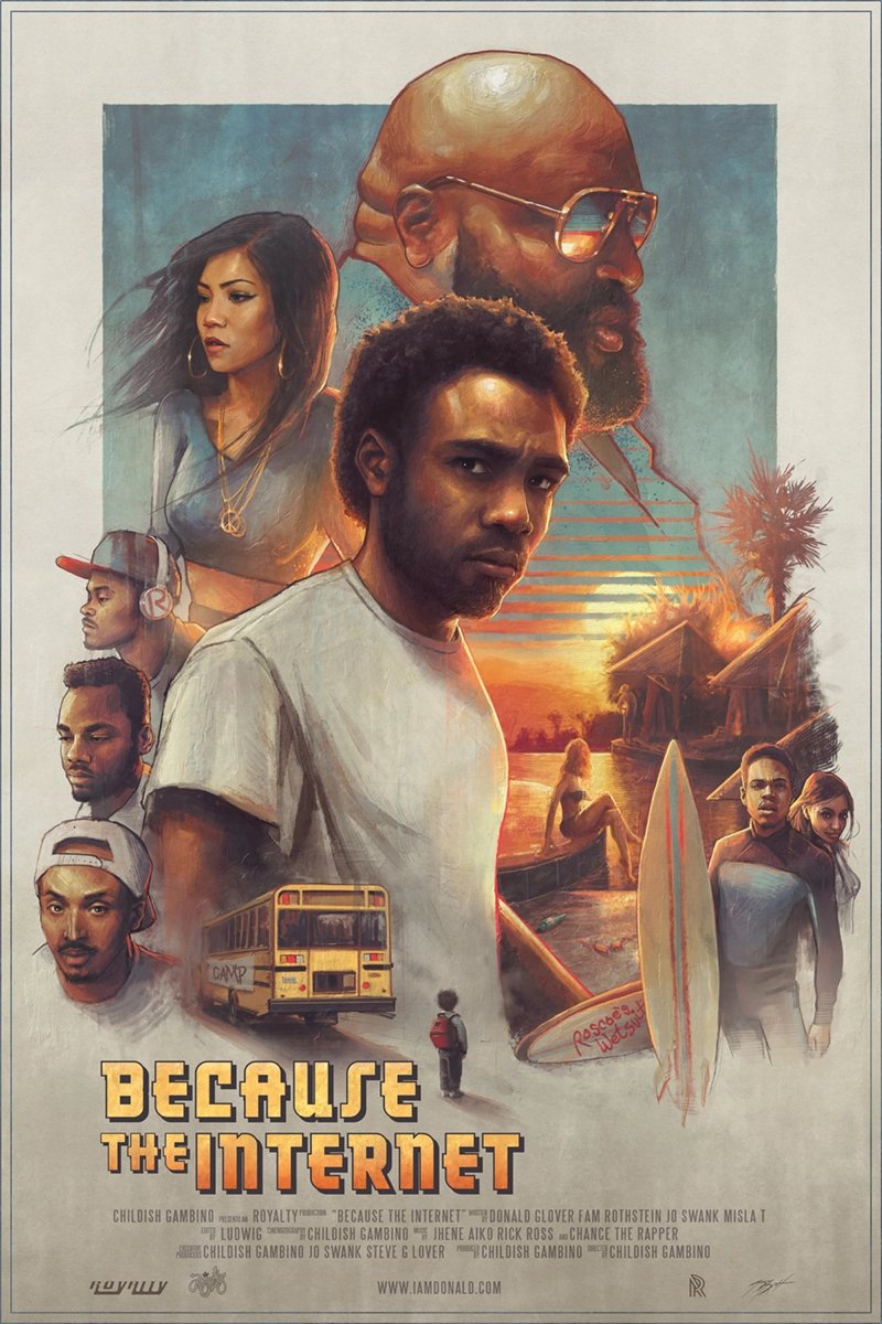 12 years ago today, Childish Gambino released his second studio album, 'Because the Internet' 🌐