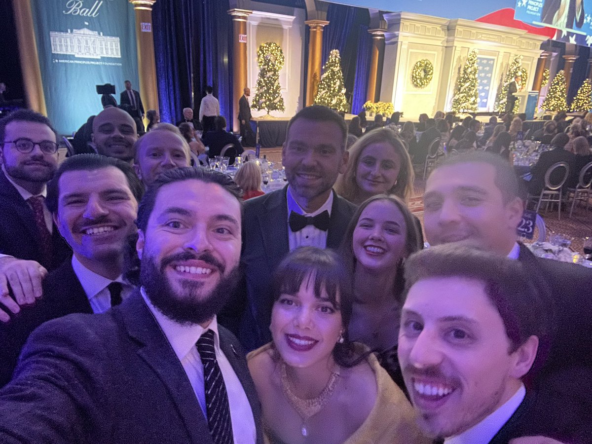 StefanoLforte's tweet photo. Great night at the @approject Christmas Gala with our Board and our 113th @NYYRC Gala’s esteemed Keynote Speaker, our friend @JackPosobiec https://t.co/lKl9AHSdz7