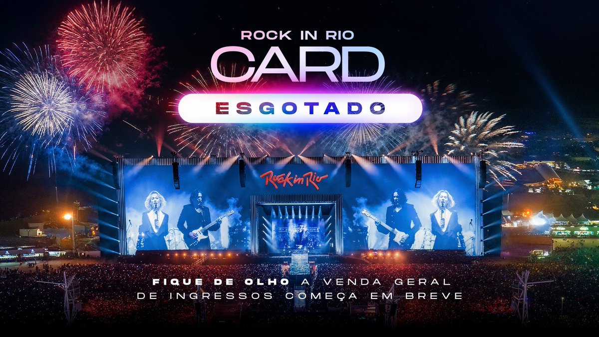 npomvtt's tweet photo. 🔥🔥 VAI HITAR! Todos os ingressos disponibilizados até agora para o Rock In Rio foram vendidos em menos de 1 hora. A última vez que isso aconteceu foi em 2013, quando a Beyoncé foi headliner.

O palco mundo do dia 11 de setembro receberá o Stray Kids. Quem vai? https://t.co/sBeHgjOEQ9