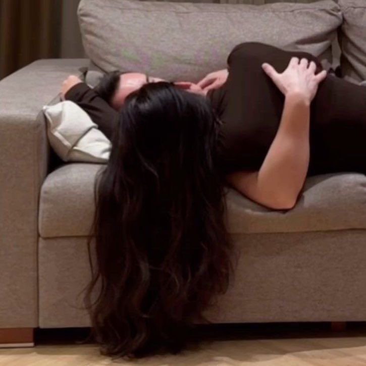 The best sleep comes when you lay your head on my chest