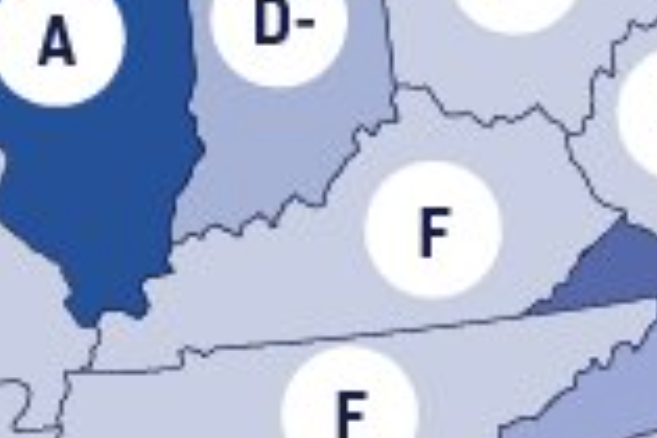 LouisvilleGun's tweet image. If your state didn't get a F you need to do better