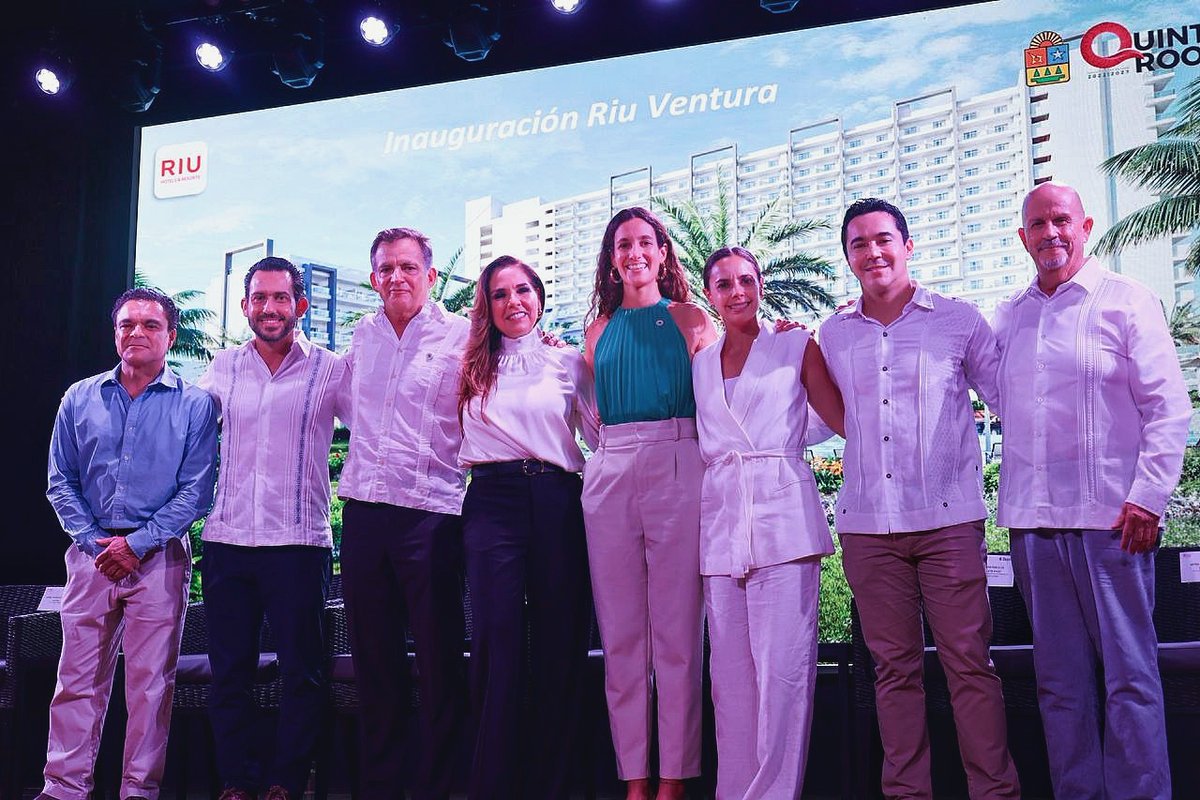 Acompañé a la gobernadora <a href="/MaraLezama/">Mara Lezama</a> en la inauguración del Hotel RIU Ventura, una inversión que refleja la confianza del sector en Quintana Roo y el compromiso por seguir fortaleciendo nuestro destino.

La apertura de este hotel se suma a los proyectos que continúan ampliando