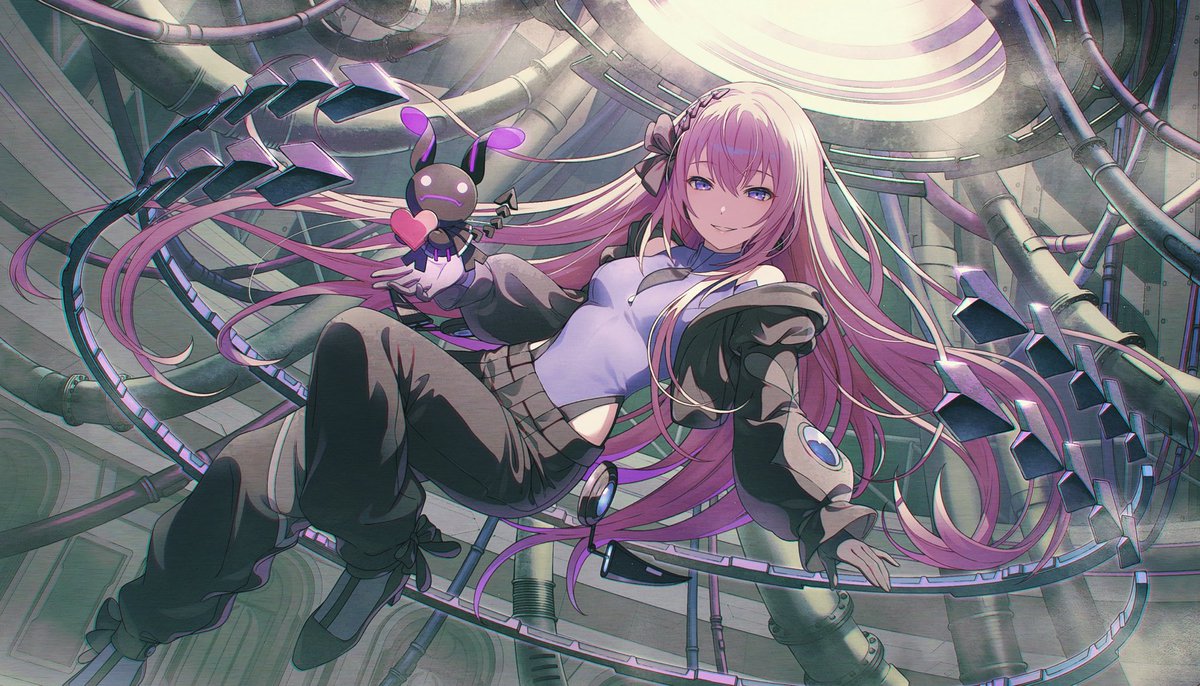 巡音ルカ　イラストカード ㊗️本日1月30日は バーチャル・シンガー🎤 巡音ルカの16周年記念日