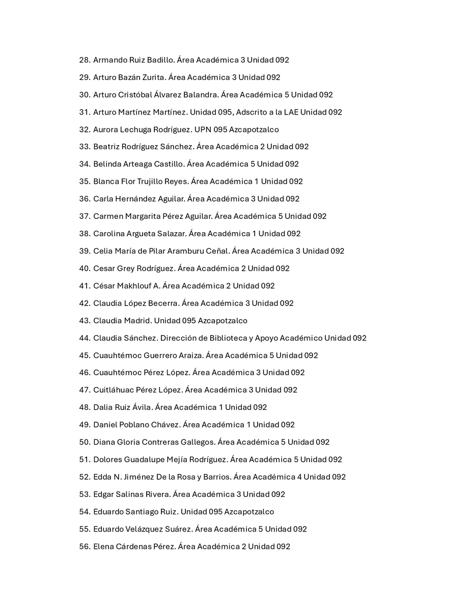 Comisión de Comunicación Asamblea de Académicos tweet media