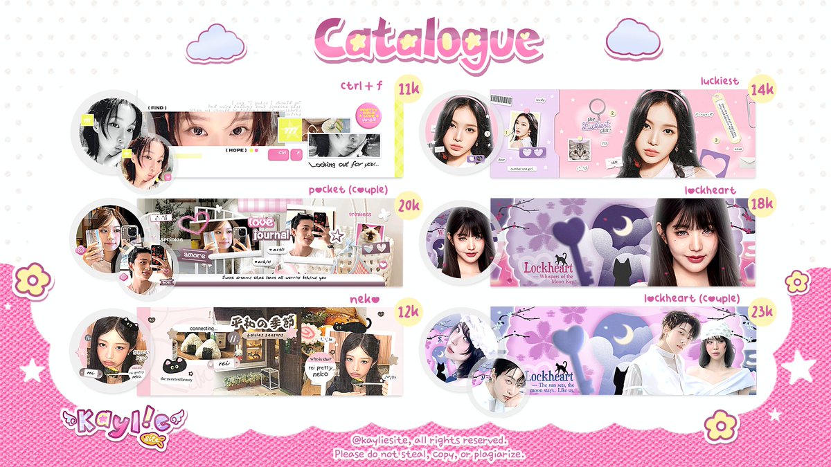 kayliesite's tweet image. Any interactions help tysm ♡

Good meowning! Hari ini aku open layout by req all catalogue iaa.. sambil aku ngerjain optip 🥣 cek full katalognya di teleku atau boleh tanya langsung di DM 🎀💬

#zonauang️