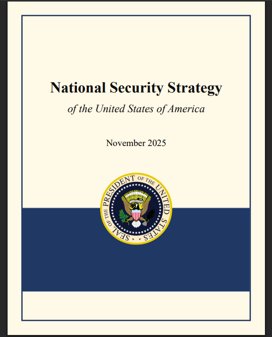 RealLTCRicBosi's tweet image. Please find the following document: 

National Security Strategy of the United States of America November 2025

Here: zurl.co/zatVW