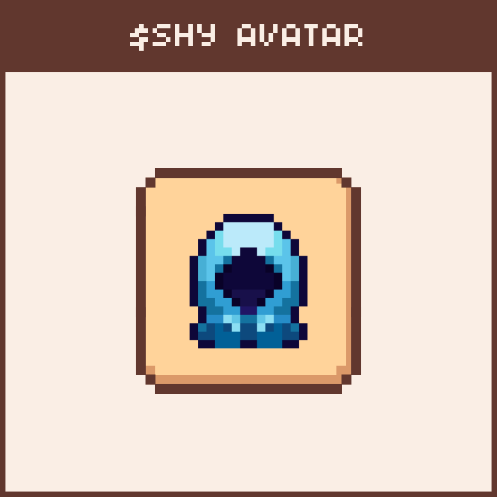 Shy avatar is now available in $PUMPVILLE!

$SHY holders can claim it for free for a limited time.

Welcome to all new players joining from the Shy community. Looking forward to seeing you in the game!

Join us at play.pumpville.world

<a href="/ShyOnSol_/">Shy on Solana</a> <a href="/ShytoshiKusama/">Shytoshi Kusama™</a>