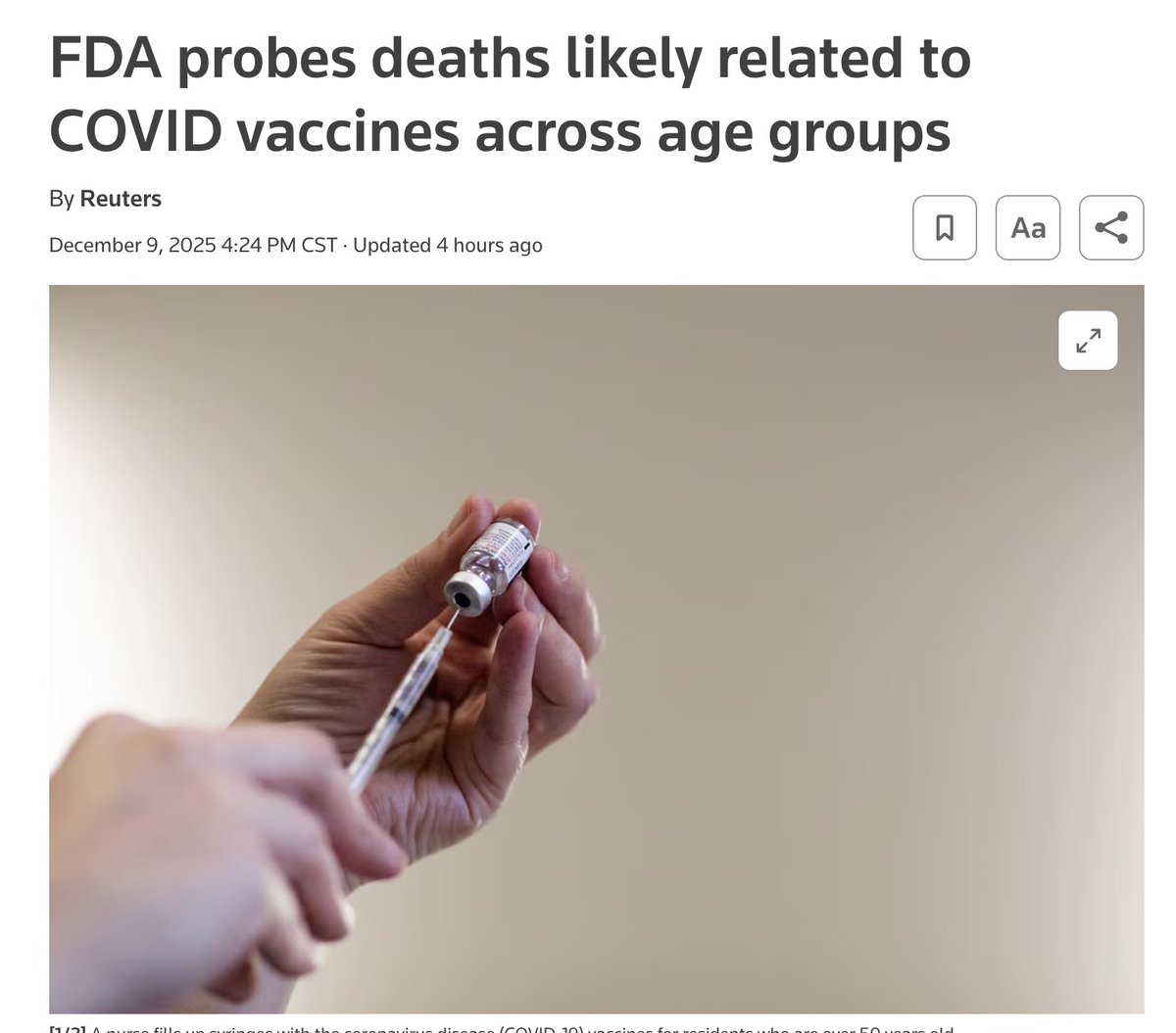 MaryBowdenMD's tweet image. 37,773 fataliy records to review in @OpenVAERS and that's just the tip of the iceberg.

Swine flu shot was pulled after 30 deaths.  What's taking so long?  Perhaps @SusieWiles has an idea?