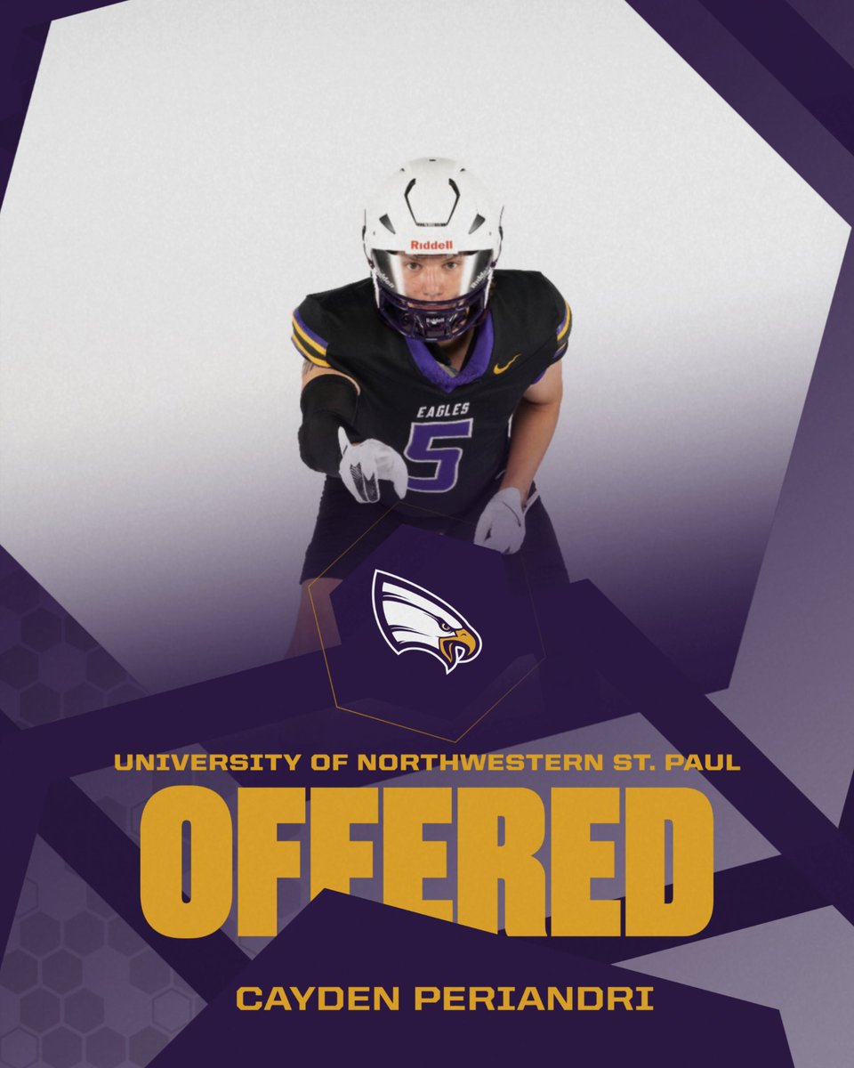 CPERIANDRI43's tweet photo. Thank you @UNWMoore for the offer to @unwfb!! 🟡🟣
@morr_movement_ https://t.co/6HOQdO18dK