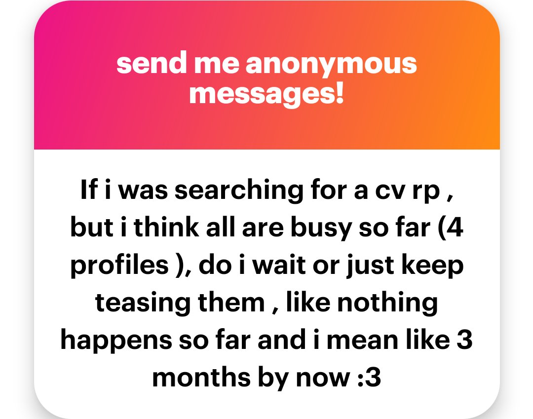 Come into my DMs and I'll just murder you in my nuts as a treat.

ngl.link/cattoimp