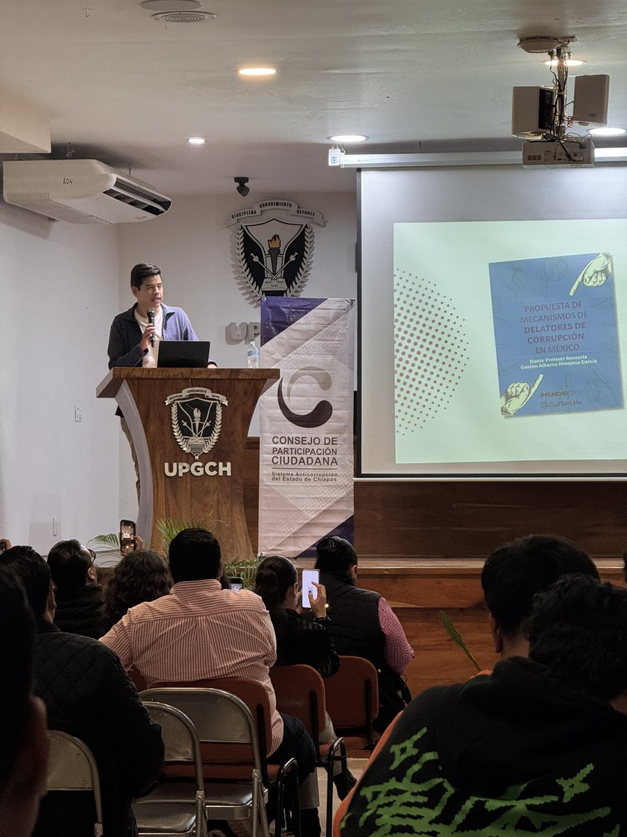 En el marco del día internacional contra la corrupción, fue un placer escuchar a <a href="/DantePreisser/">Dante Preisser</a> en Chiapas.