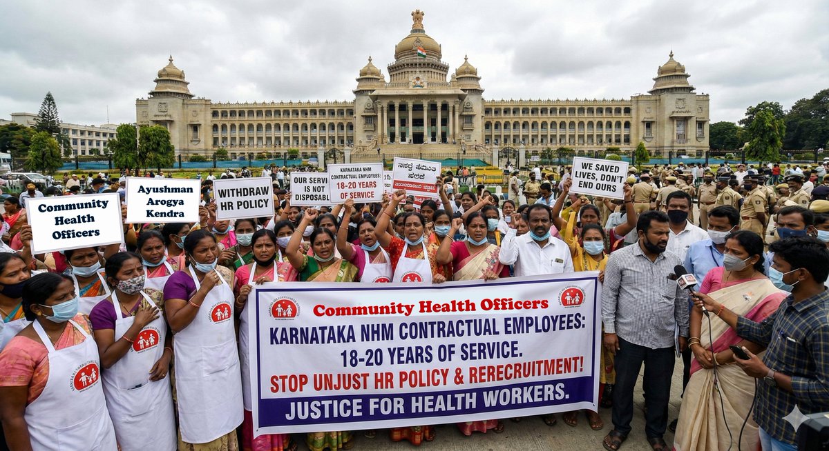 Akhila Karnataka State CHO Union tweet media