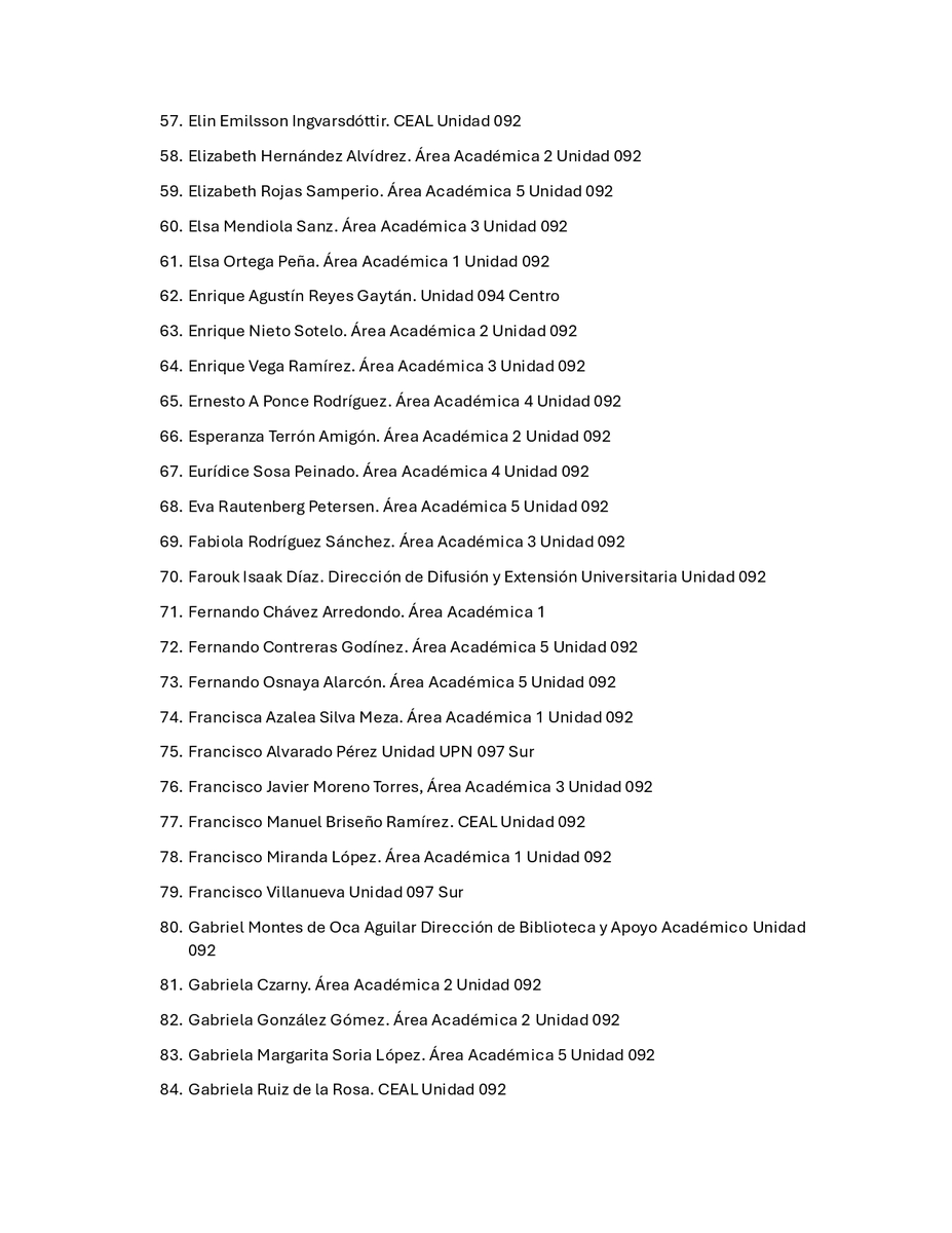 Comisión de Comunicación Asamblea de Académicos tweet media