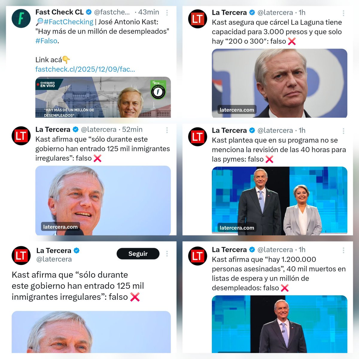 danimanouchehri's tweet image. Kast no respondió. Y cuando respondió, mintió grotescamente. 
Sus respuestas nerviosas solo confundieron más. Fue una vergüenza.

Habló como un vendedor de humo. Un charlatán. 
Y mostró su plan para retroceder: eliminar las 40 horas, retroceder en la reforma de pensiones y…