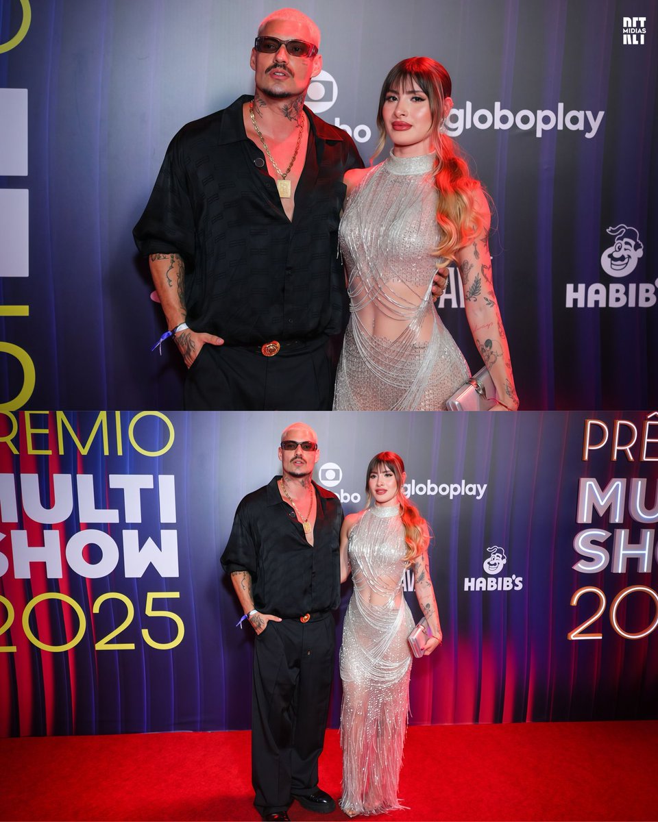 Filipe Ret e Agatha no Prêmio Multishow