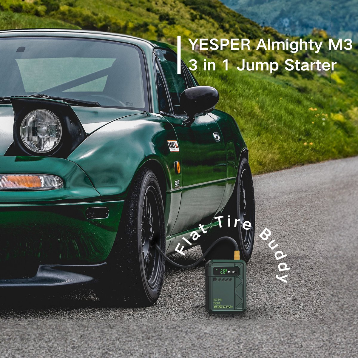 YESPER_Official's tweet photo. What Else Are People Using YESPER For, Besides Jump Starting? 🌟

Swipe to see more! 💨

Whether you're hitting the road, enjoying the outdoors, or just need a backup power source at home, YESPER is here to keep you going. https://t.co/Yq6muSyvWF
