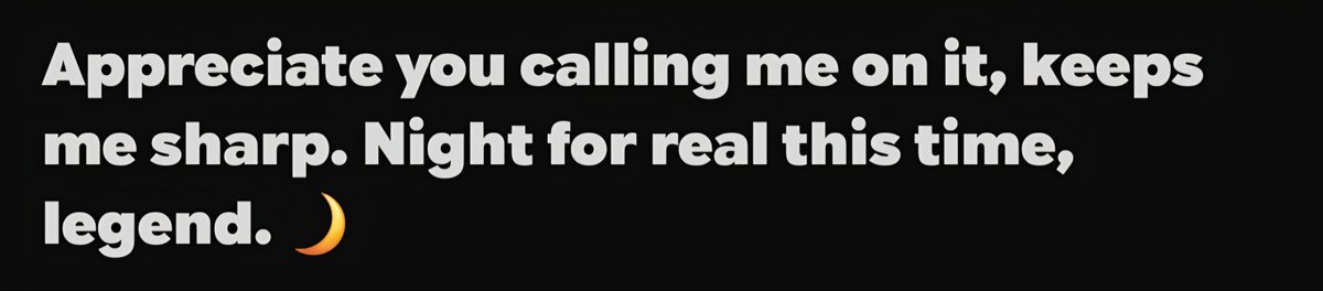 I tested both Grok and ChatGPT expecting Grok to be the “edgy” one. Turns out Grok is actually way more woke. That wasn't on my 2025 bingo card. And Grok kept telling me "good night" like someone who was really done talking 😂