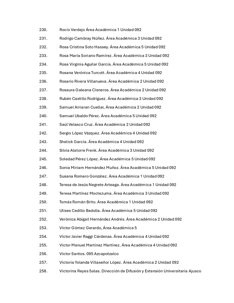 Comisión de Comunicación Asamblea de Académicos tweet media