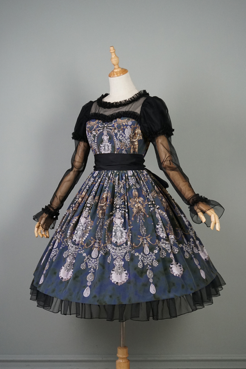 【新品未使用】Juliet et Justine◆フロッキープリントドレス Boîte à bijoux d'automne – Juliette et Justine