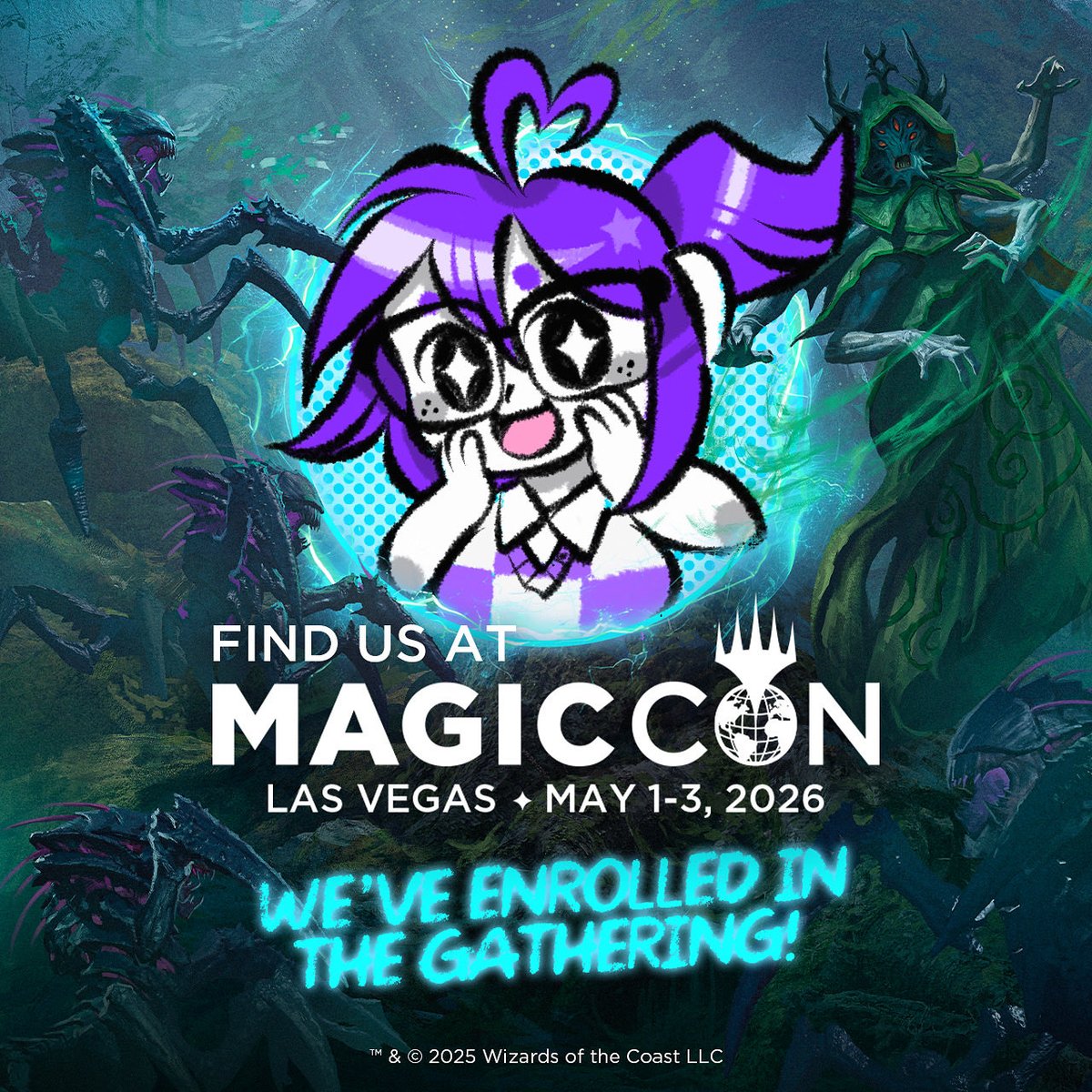 I am excited to announce that I am going to #MCVegas26! Cannot wait to see everyone. Get your badge before they are gone. 💜

mtg.social/MCLVCreators