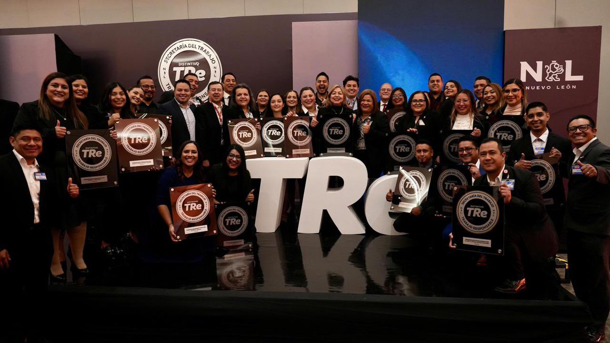 Comprometidas con la seguridad y salud <a href="/nuevoleon/">El Gobierno de Nuevo León</a> a través <a href="/SecTrabajoNL/">Secretaría del Trabajo NL</a> reconoció con el distintivo TRe 2025 a 68 empresas y 7 sindicatos <a href="/samuel_garcias/">Samuel García</a> <a href="/federicorojasv/">Federico Rojas</a> <a href="/mikefloresse/">Mike Flores</a>