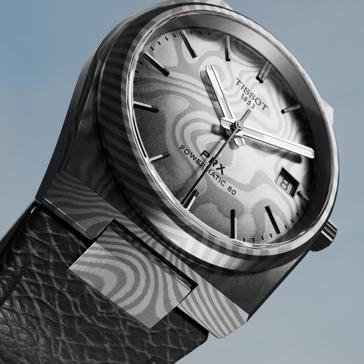 The new Tissot PRX 38mm in Damascus stainless steel is a one-of-a-kind masterpiece—swirling patterns, extraordinary strength, and a texture that catches light like waves in motion.

#AllWatches #Tissot #TissotWatch #TissotWatches #TissotPRX #PRX #PRX38 #PRXDamascus #DamascusSteel