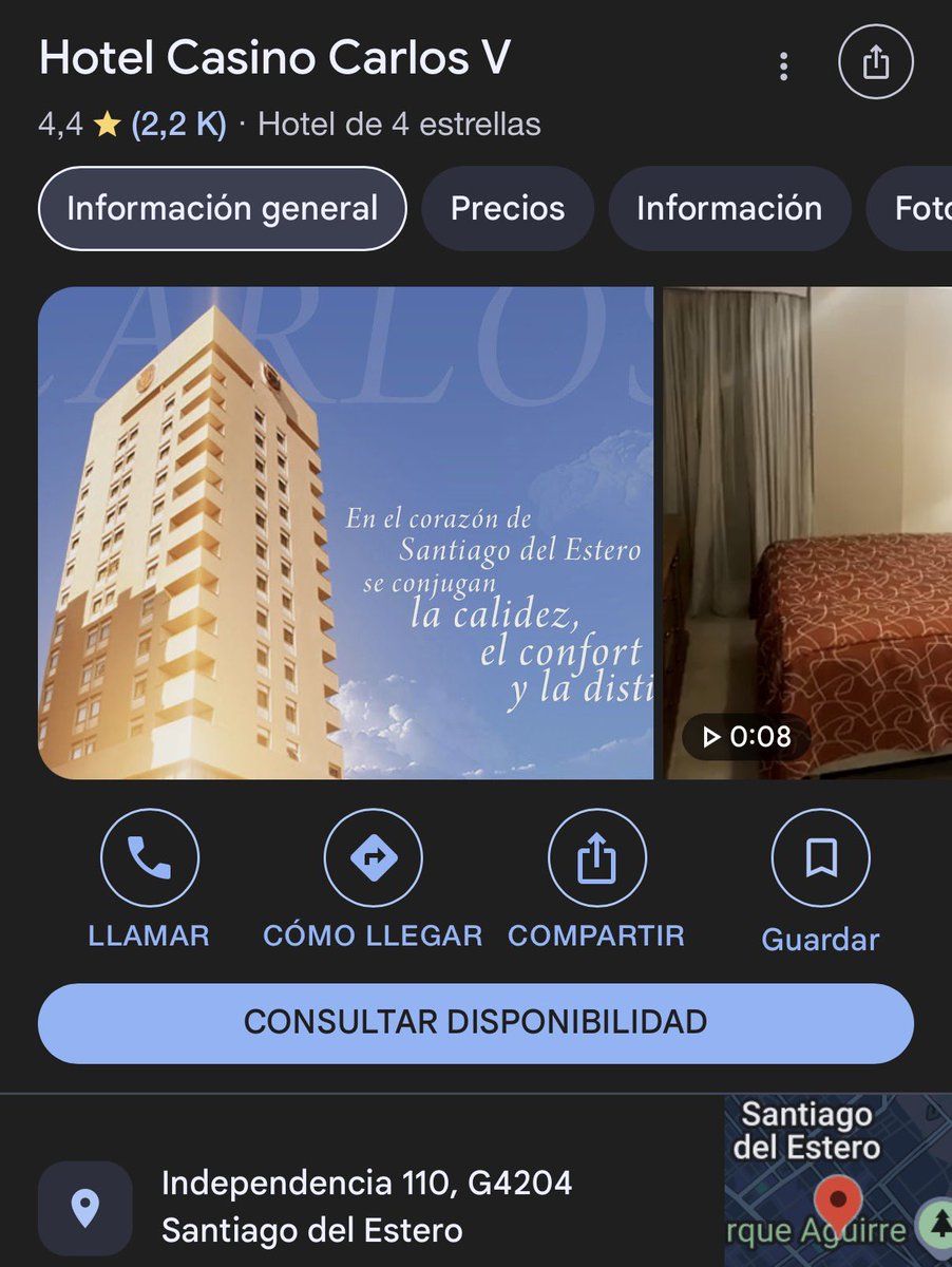 Y…¿este hotel de quién dicen que es?
También en Santiago Del Estero.