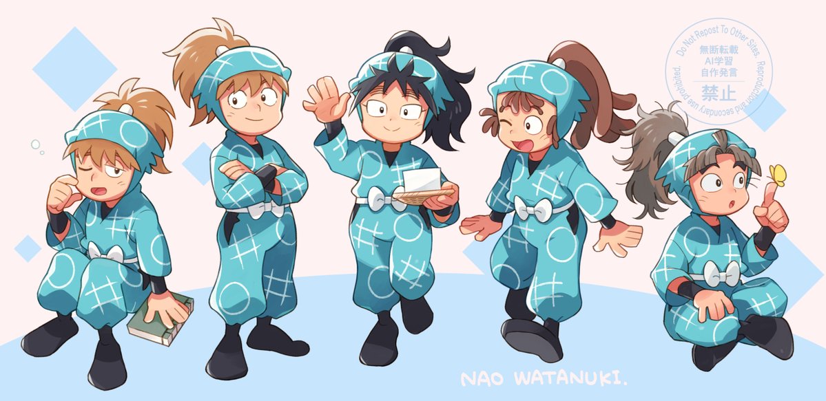 忍たま（忍たま乱太郎）』より 五年生で、一年生のすがた🥚