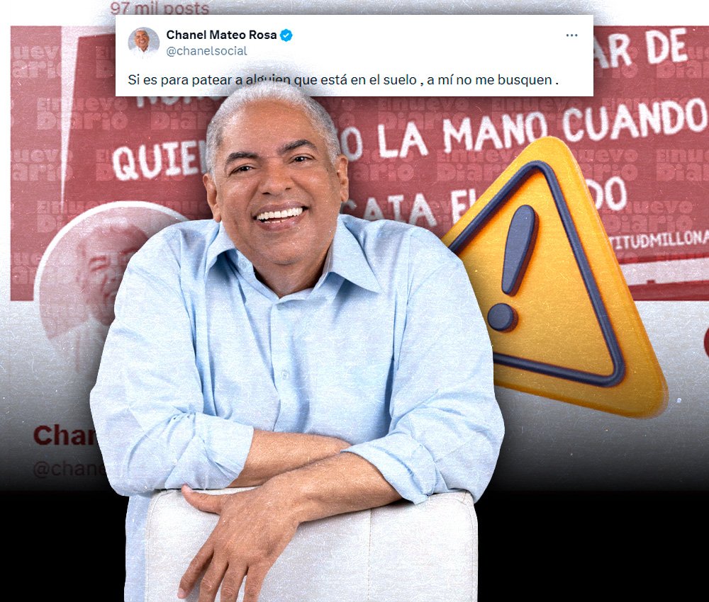 elnuevodiariord's tweet image. «Si es para patear a alguien que está en el suelo, no me busquen» dice Chanel Rosa(@chanelsocial) en medio de polémica SeNaSa 💰🐍⚖️

#ElNuevoDiarioRD