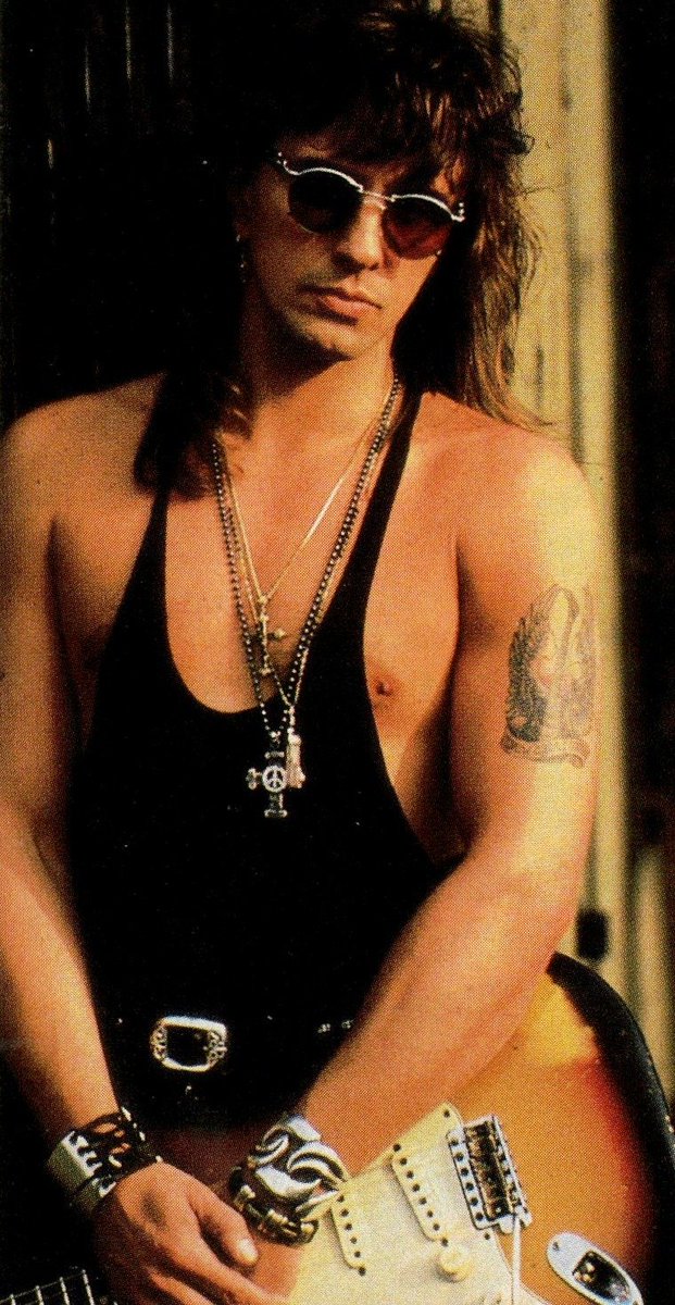 Totally new picture of Richie <a href="/TheRealSambora/">RICHIE SAMBORA</a>  to me. I've never seen it before. Was working on new picture choices for each day for the group <a href="/WAWBYRS/">WAWBY</a>  <a href="/TheRealSambora/">RICHIE SAMBORA</a>