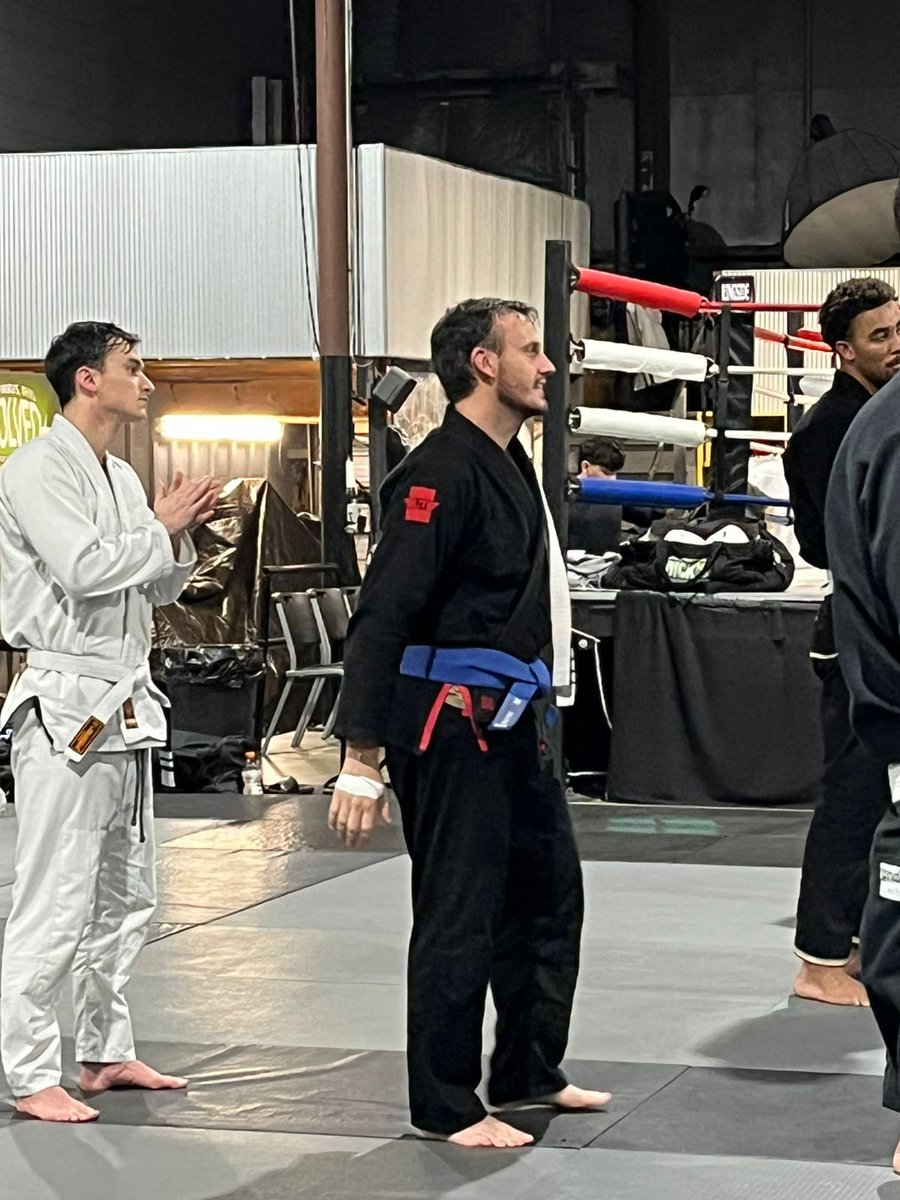 agprophet_'s tweet photo. A couple years later, I’m now a blue belt. Thanks to Prof. Vitor Oliveira from Ronin-Columbus OH. https://t.co/htbkqCWXqg