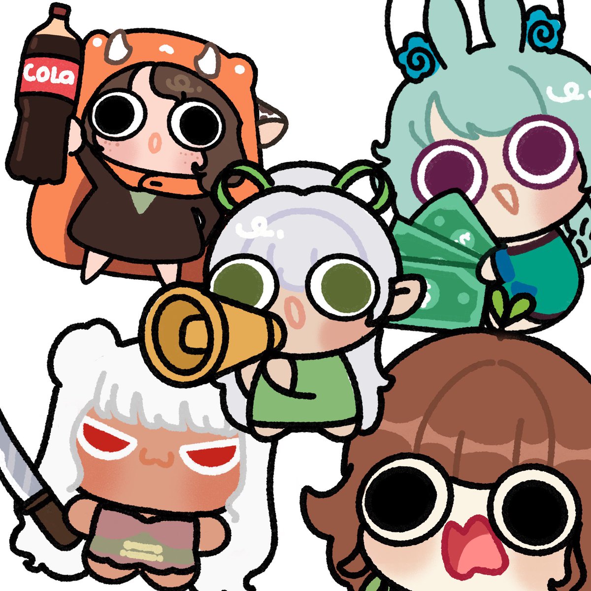 safaerie_garden's tweet image. in the clerb we all fam