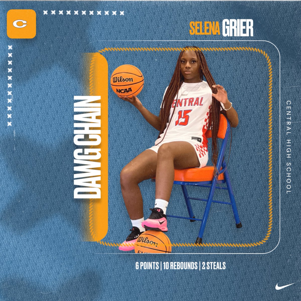 Region Opener ➡️ WIN

Central-Macon 54, Dodge 49 | Final

Caylin Mathis 15p 6r 3a 2s
JaMyree Simmons 8p 8r 2s 2b
Kacie Reeves 3p 4a

⬇️ 𝗚𝗔𝗠𝗘𝗕𝗔𝗟𝗟𝗦 x 𝗗𝗔𝗪𝗚 𝗖𝗛𝗔𝗜𝗡 ⬇️