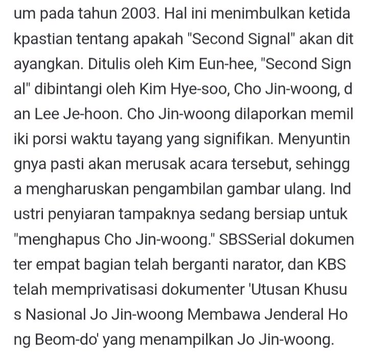 kdrama_menfess's tweet photo. •KDM• WOY SIGNAL SEASON 2 BAKAL SYUTING ULANG SOALNYA KUNCI NYA EMANG DI KARAKTER LEE JAEHAN INI. 2027-2028 KAH INI TAYANGNYA?

Choi Jinwoong dikenain denda 10 milliar won sama pihak TVN karena uda menyebabkan kerugian. https://t.co/0MLjV0OgaC