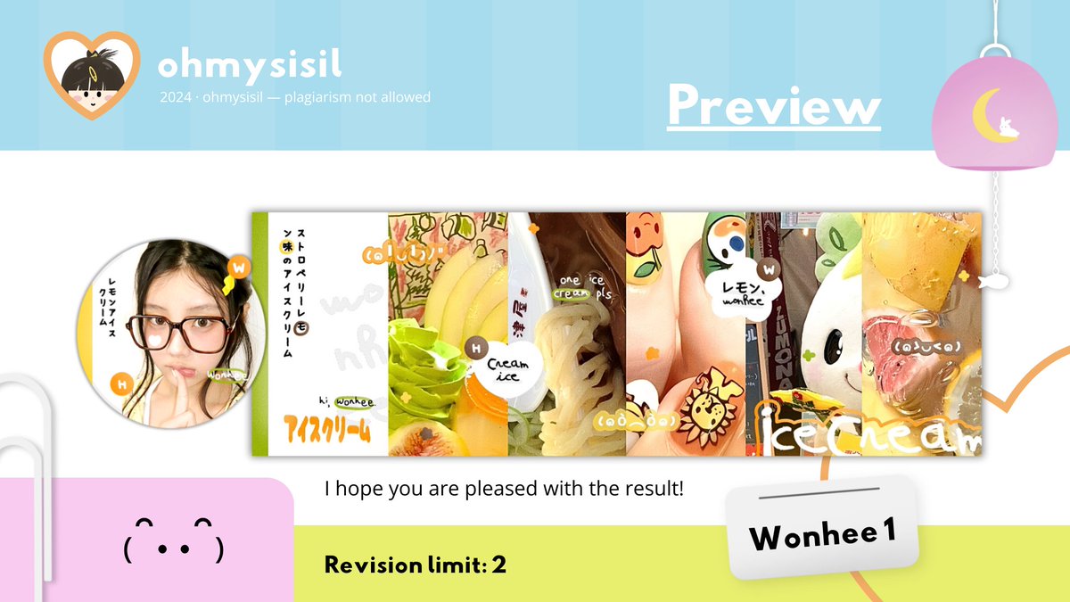 ohmysisil's tweet image. Help repost yaa, terima kasih 😻

Aku punya layout ready stock rs gg imut segar wonhee dan leeseo yang bisa ditake sekarang juga melalui dm 💌 ^___^

#zonauang