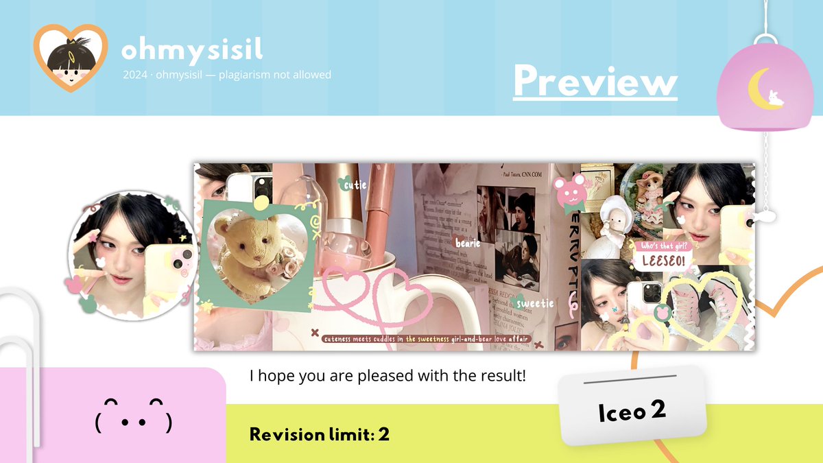 ohmysisil's tweet image. Help repost yaa, terima kasih 😻

Aku punya layout ready stock rs gg imut segar wonhee dan leeseo yang bisa ditake sekarang juga melalui dm 💌 ^___^

#zonauang