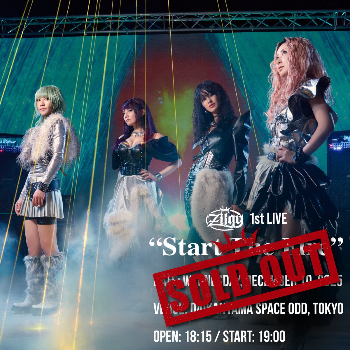 本日こちら。いよいよこの日を迎えました。 12/10 代官山Space Odd