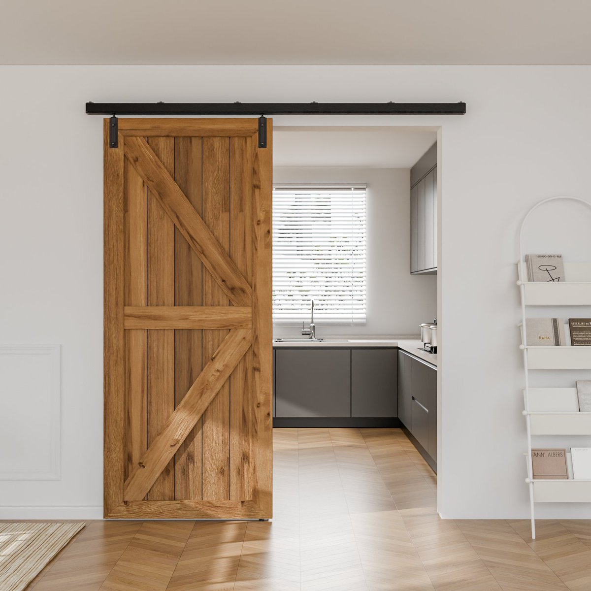 boxichen1's tweet image. No door? No problem! 🚪
Our 72" heavy-duty aluminium sliding barn door track is a wall-mount kit that works perfectly as a room divider, closet rail, or decorative opening. Smooth, quiet, and super easy to install.
👉 Perfect for DIY upgrades!
#doorhardware #slidingdoor #homediy