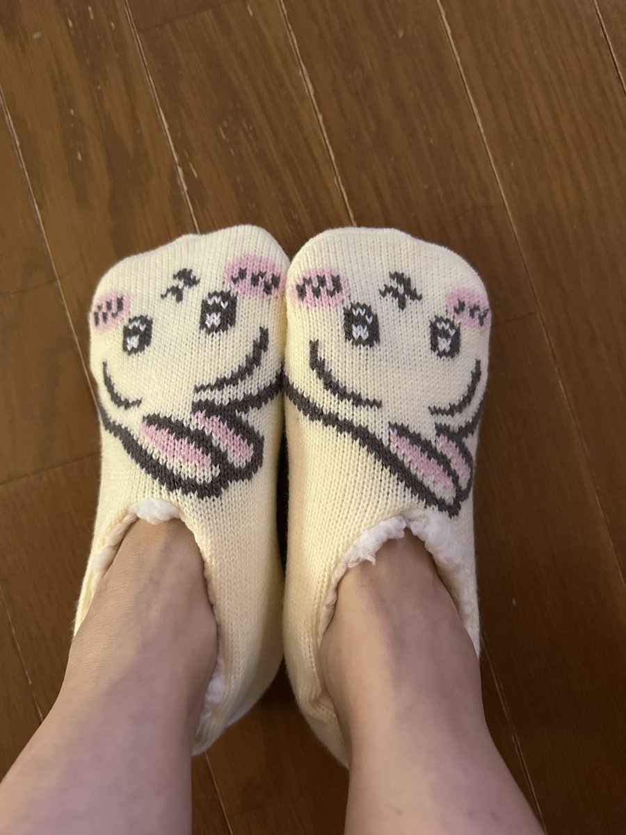 あったかい🧦
娘ちゃんがくれたの♡