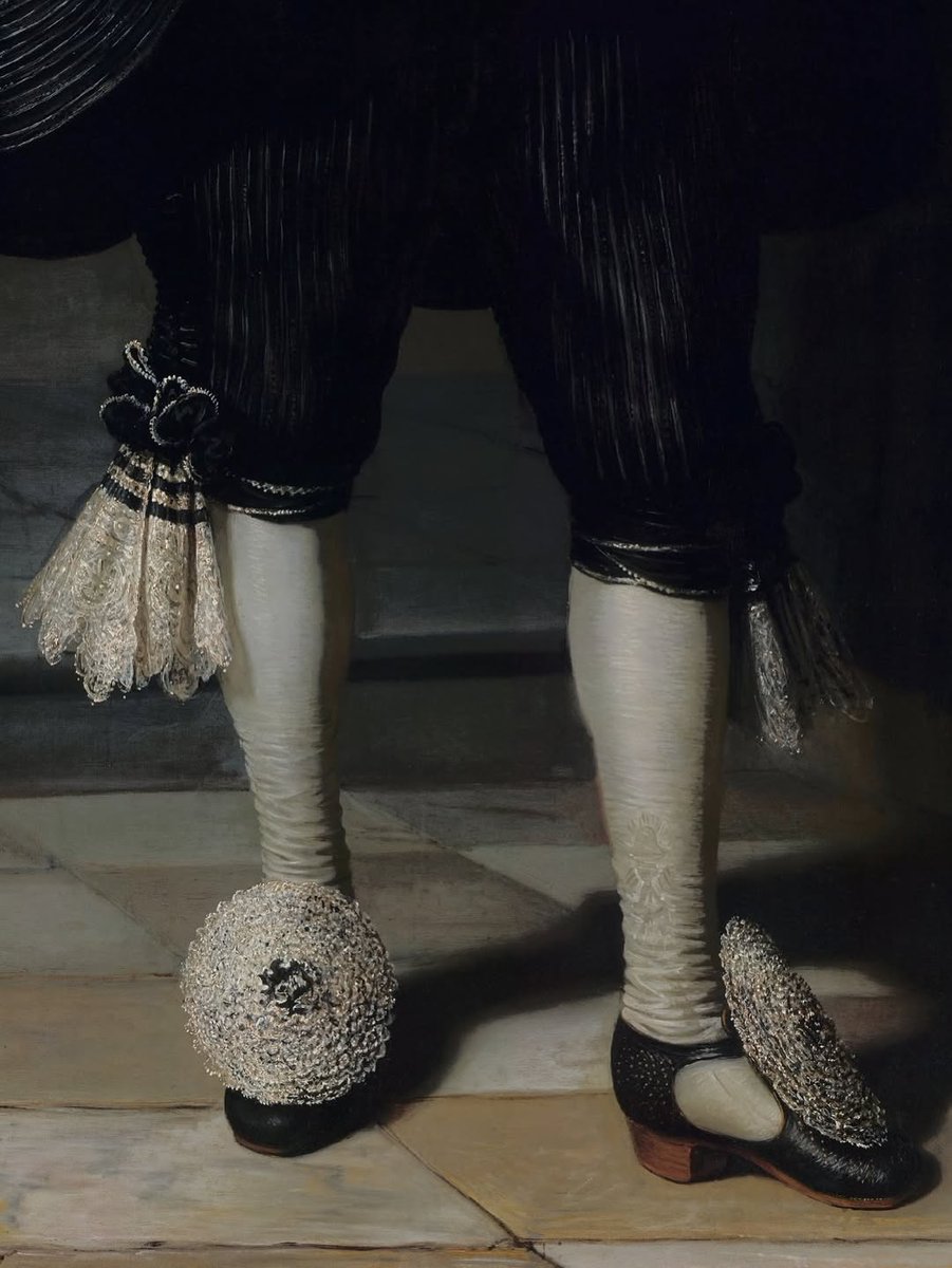 dieworkwear's tweet image. Maerten Soolmans, son of a wealthy Dutch merchant, in 1634. Someone in his social position today would likely wear a golf polo and dress sneakers.